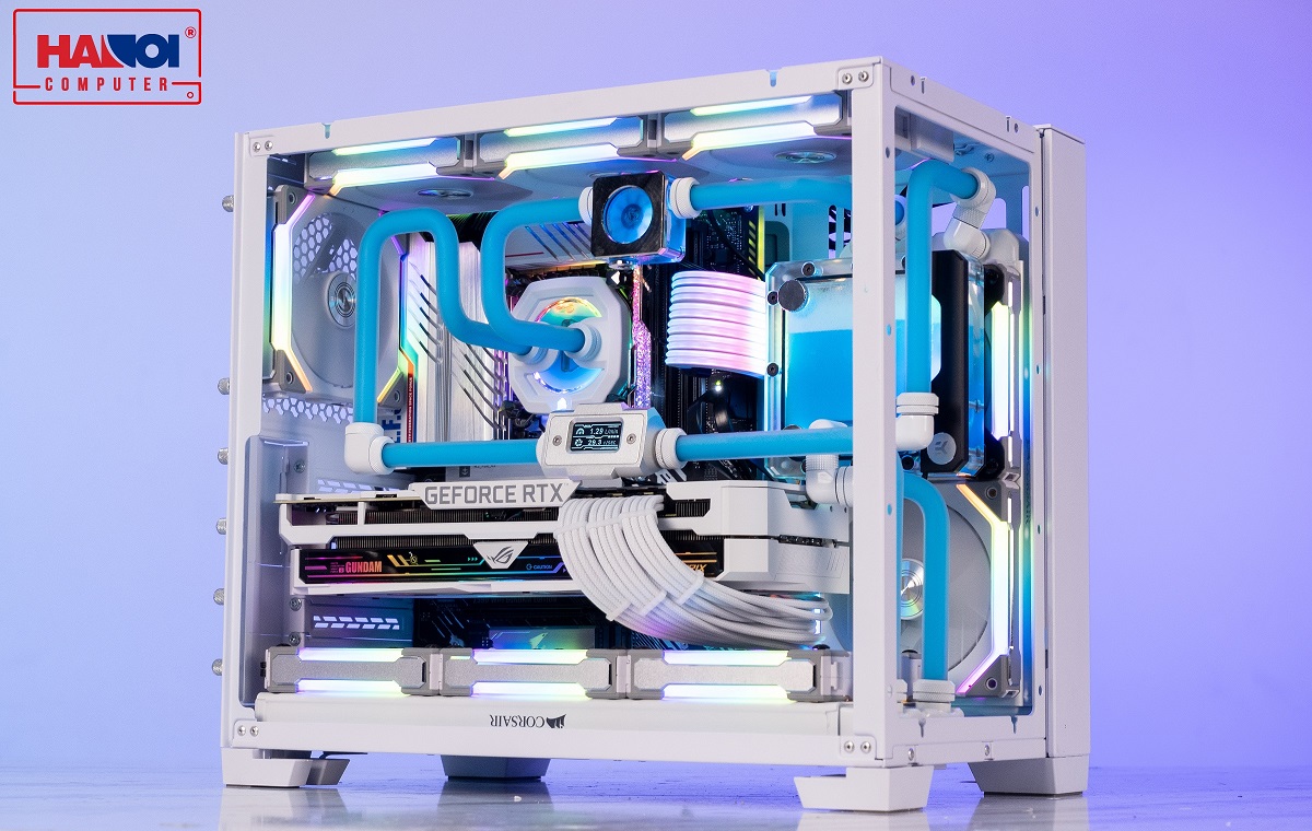 LIAN-LI PC - O11-Dynamic - Mini Snow White watercooling